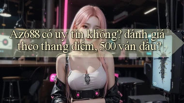 Az688 có uy tín không đánh giá theo thang điểm, 500 ván đầu