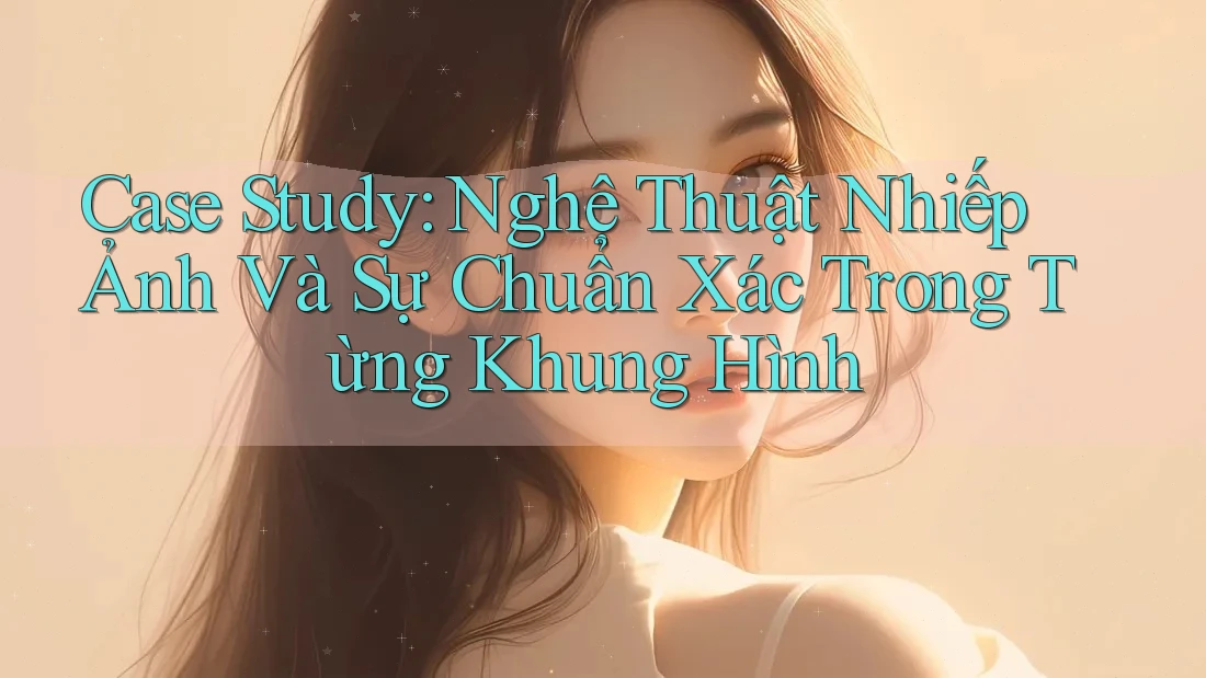 Case Study: Nghệ Thuật Nhiếp Ảnh Và Sự Chuẩn Xác Trong Từng Khung Hình