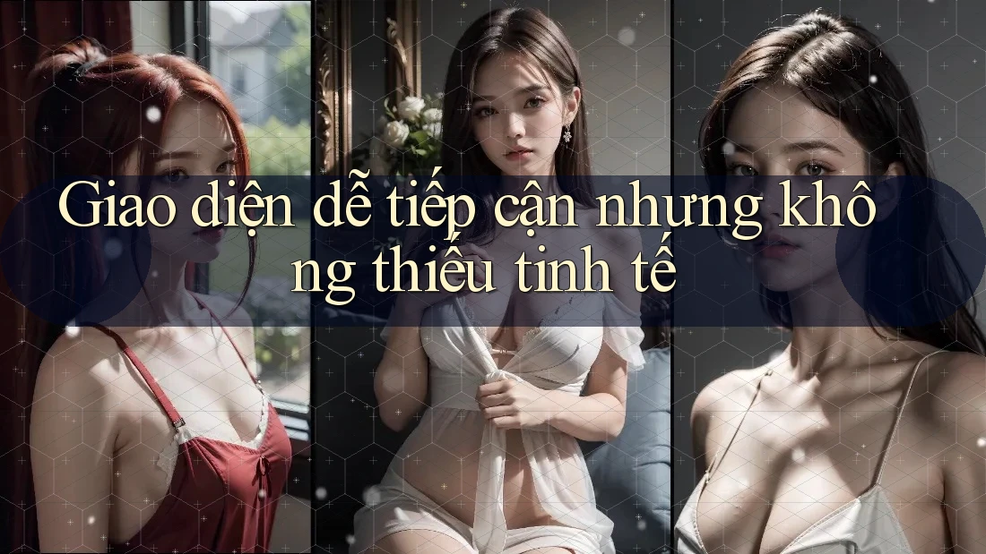 Giao diện dễ tiếp cận nhưng không thiếu tinh tế Giao diện dễ tiếp cận nhưng không thiếu tinh tế