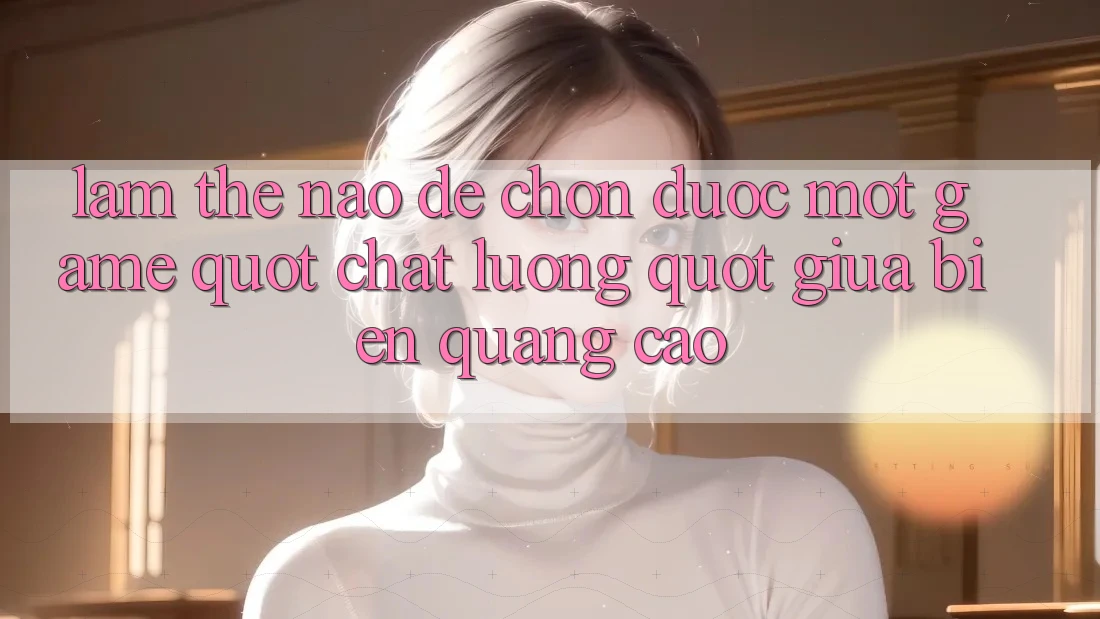 Làm Thế Nào Để Chọn Được Một Game " Chất Lượng" Giữa Biển Quảng Cáo? Làm Thế Nào Để Chọn Được Một Game " Chất Lượng" Giữa Biển Quảng Cáo?