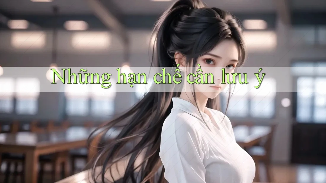 Những hạn chế cần lưu ý Những hạn chế cần lưu ý