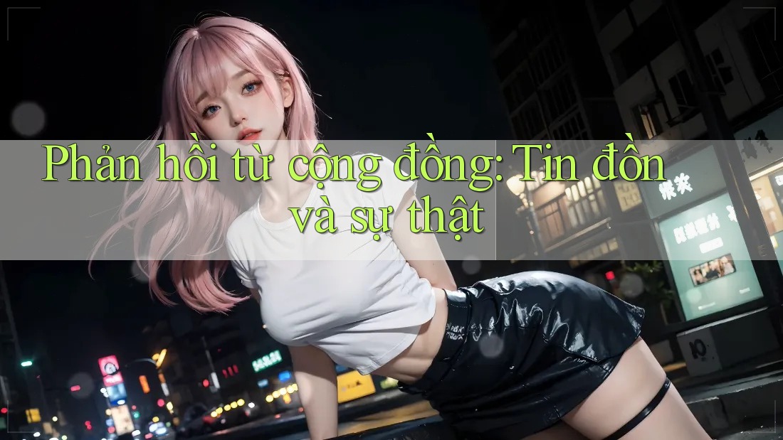 Phản hồi từ cộng đồng: tin đồn và sự thật Phản hồi từ cộng đồng: tin đồn và sự thật