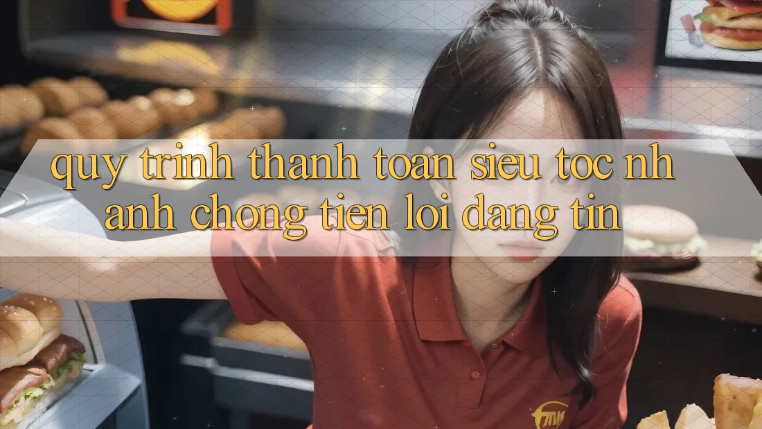 Quy Trình Thanh toán Siêu Tốc: Nhanh Chóng – Tiện Lợi – Đáng tin