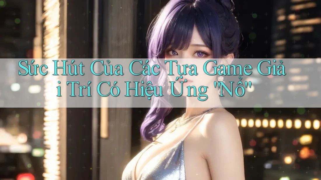 Sức Hút Của Các Tựa Game Giải Trí Có Hiệu Ứng “Nổ” Sức Hút Của Các Tựa Game Giải Trí Có Hiệu Ứng “Nổ”