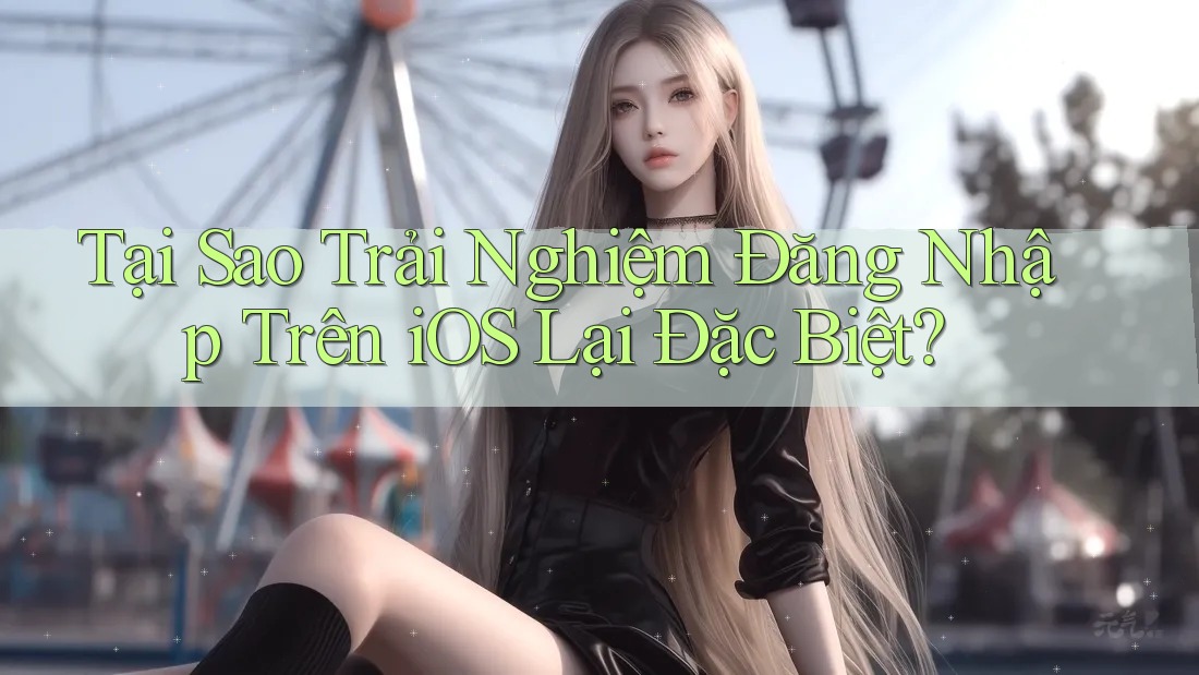 Tại Sao Trải Nghiệm Đăng Nhập Trên iOS Lại Đặc Biệt? Tại Sao Trải Nghiệm Đăng Nhập Trên iOS Lại Đặc Biệt?