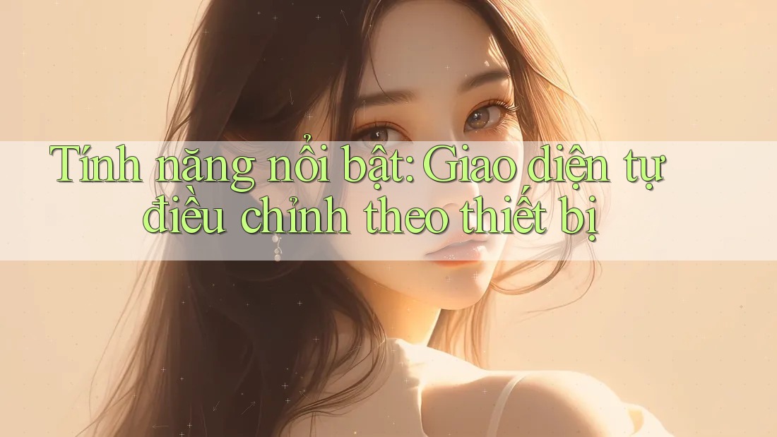 Tính năng nổi bật: Giao diện tự điều chỉnh theo thiết bị Tính năng nổi bật: Giao diện tự điều chỉnh theo thiết bị