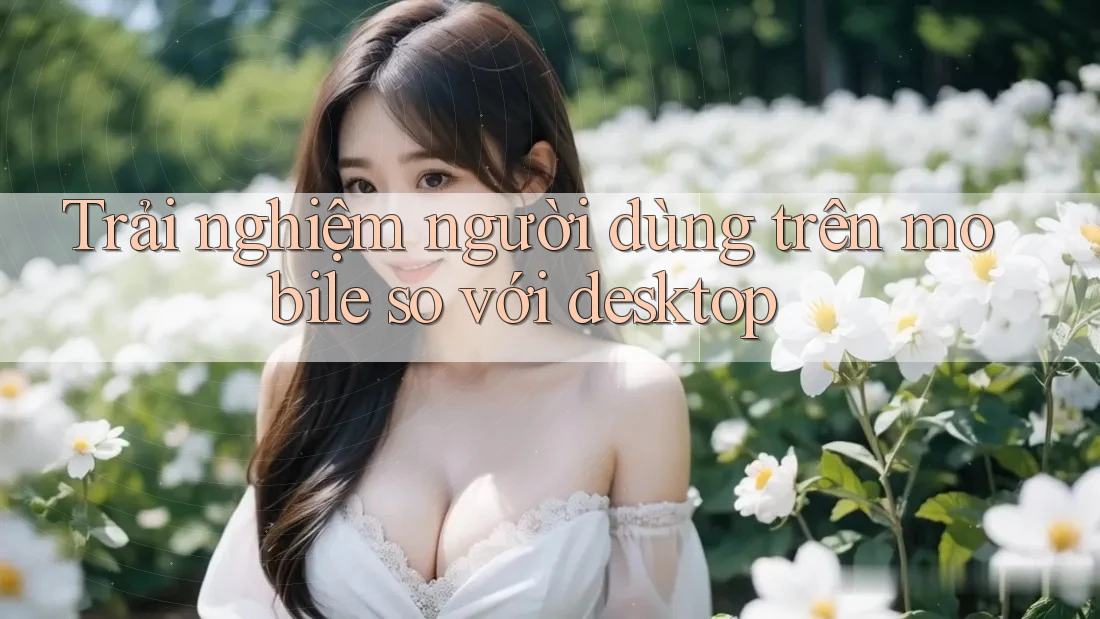 Trải nghiệm người dùng trên mobile so với desktop Trải nghiệm người dùng trên mobile so với desktop